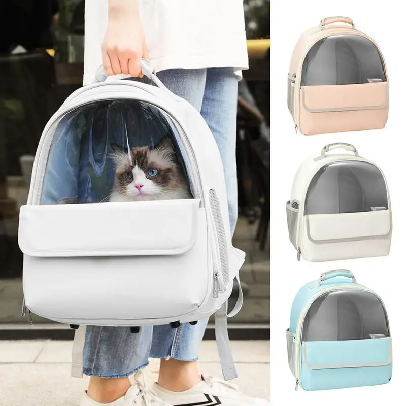 

Сумка-переноска для кошек и собак, прозрачная сумка для книг, портативный дорожный рюкзак на два плеча, уличная сумка для перевозки собак, Дорожный комплект