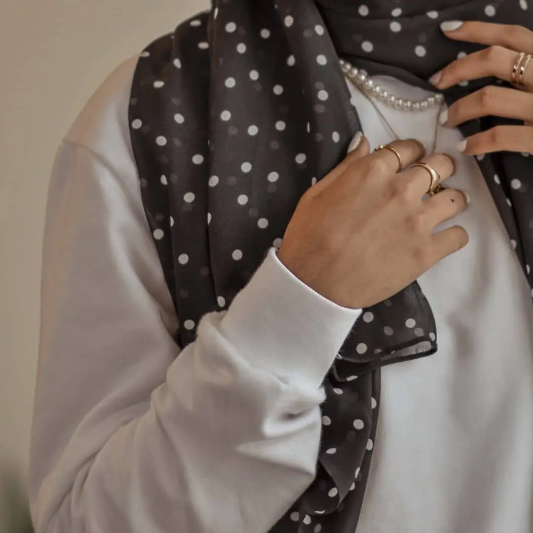 Шифоновый Хиджаб С Леопардовым Принтом Женская Шаль Тяжелым Пузырьковым