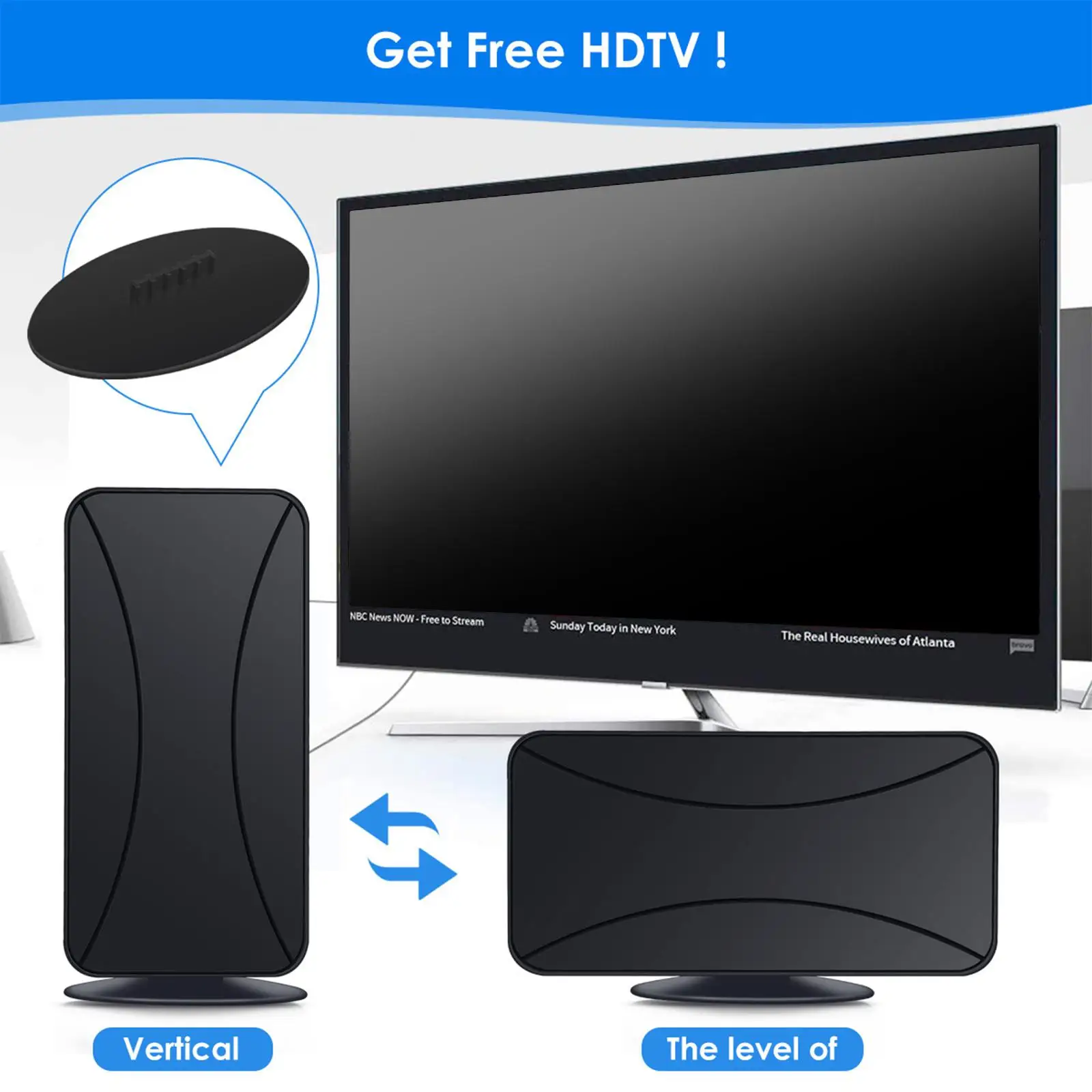 

Цифровая антенна HDTV, коаксиальный кабель, внешняя телевизионная антенна для внутреннего/наружного телевидения, бесплатные драматические к...