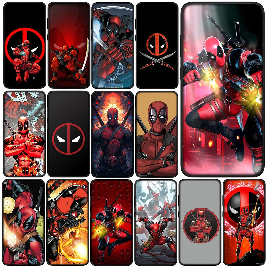 Чехол для телефона Deadpool Super Heroe Marvels чехол Xiaomi Redmi Note 12 14C 13C A3 13 Pro Plus 12s A3X Note13 мягкий