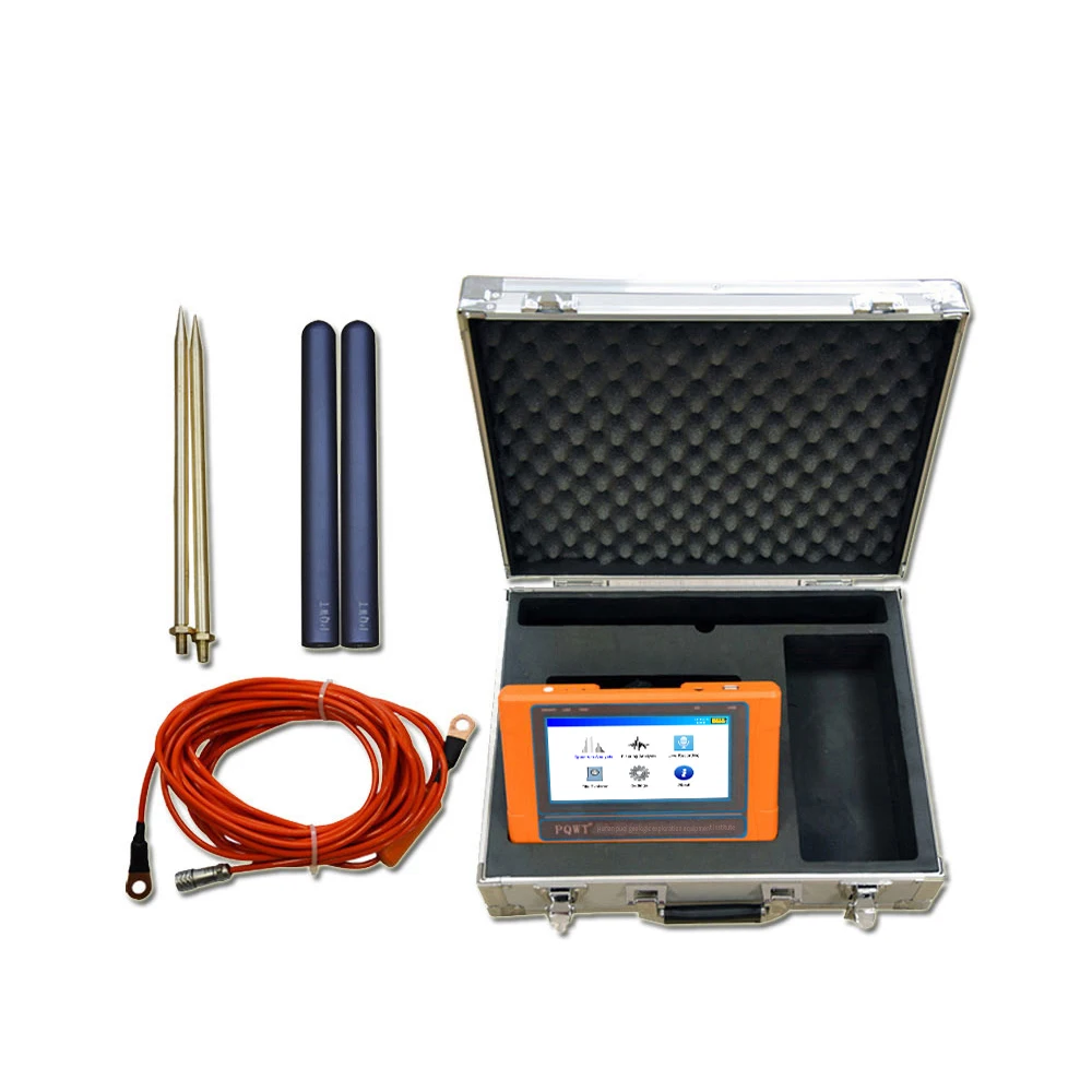 

2023 New PQWT-TC300 Water Detector Automatic Mapping Drilling Borehole 0M-300M Meter Underground Water Detector