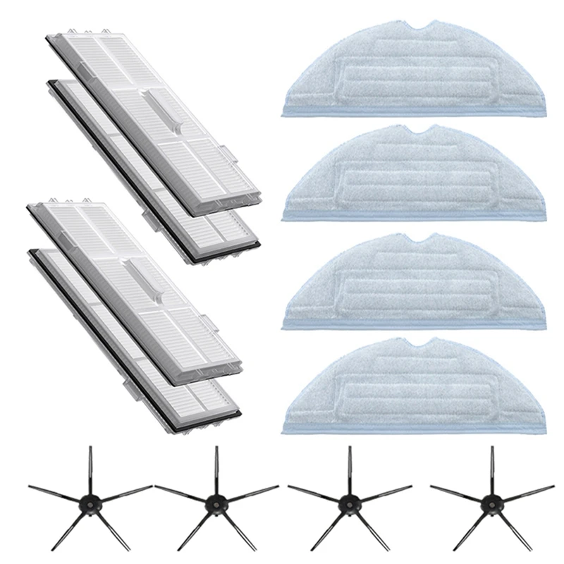 

Запчасти для пылесоса Xiaomi Roborock S7 S70 S75 S7max S7maxv T7S, фильтр НЕРА, боковая щетка, тряпка