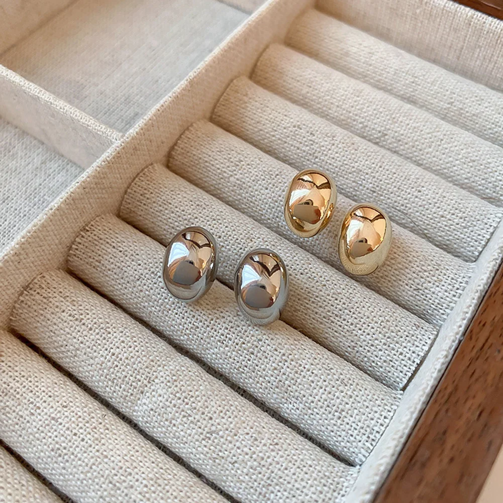 

Metal Stud Earrings for Women Hollow Geometric Statement Gold Color Earrings Personality Unusual Earrings Trend Brincos