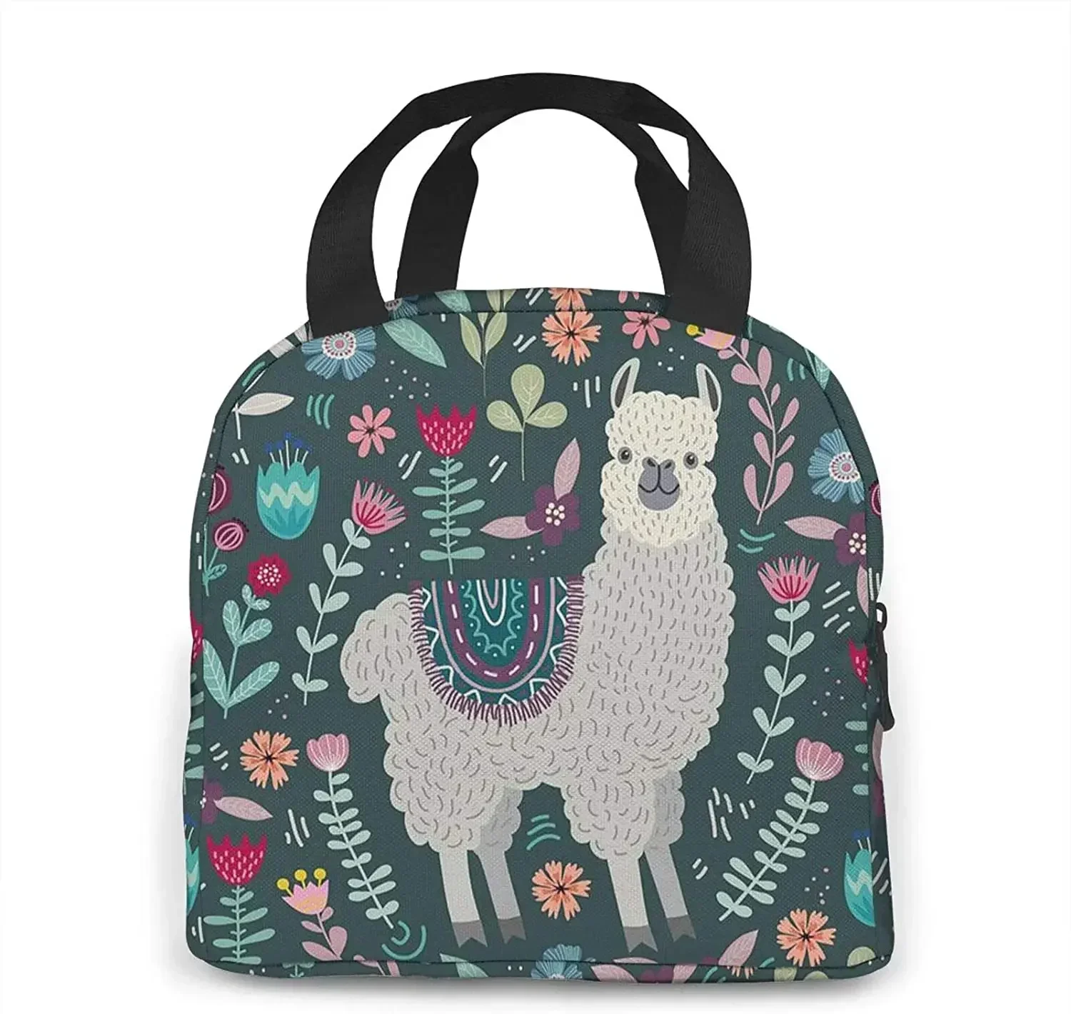 Цветочная сумка-лама для женщин изолированная коробка ламы с передним карманом