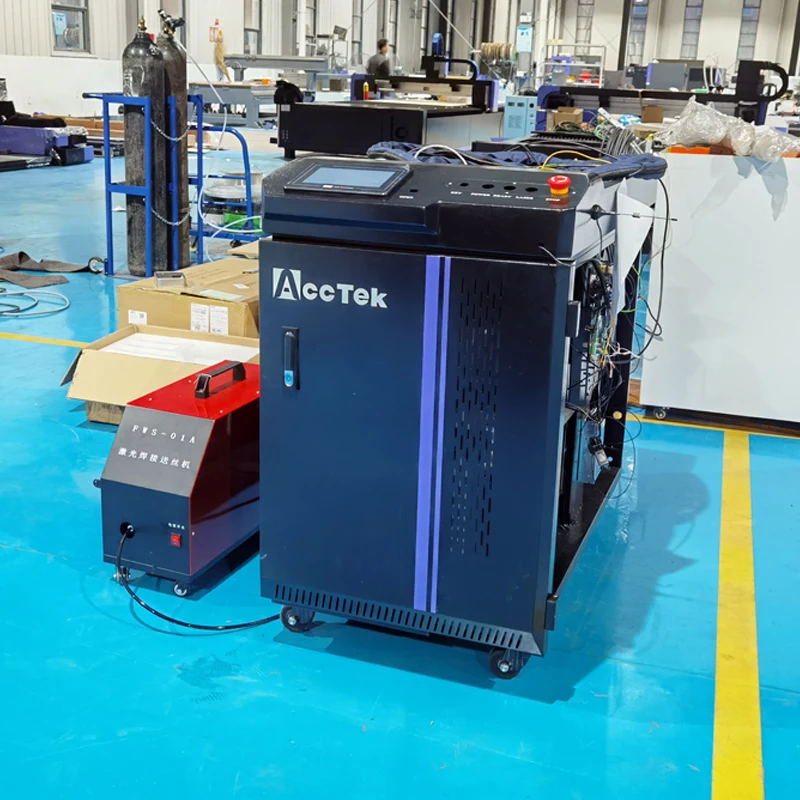 

New Designed Two in One Handheld Fiber Laser Cleaning and Welding Machine for Metal