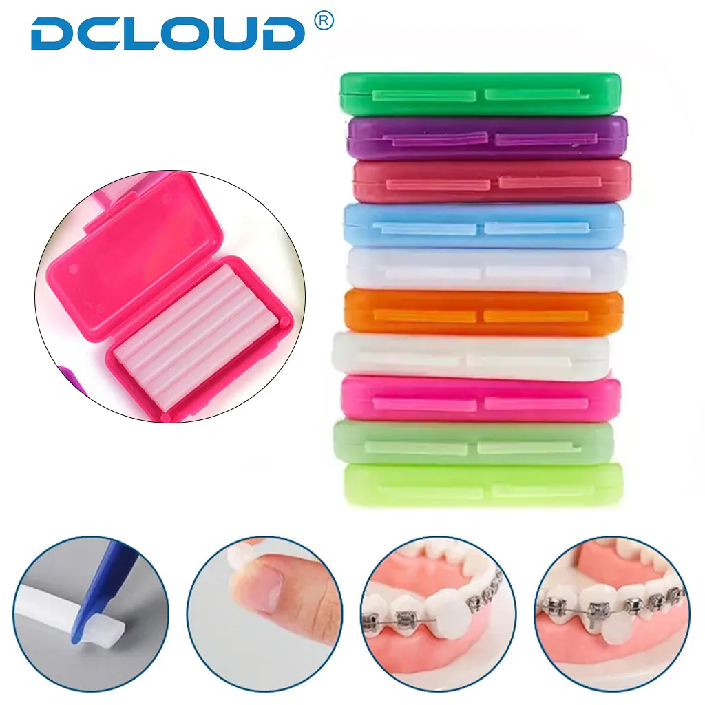 50 коробок стоматологические ортодонтические восковые полоски для брекетов