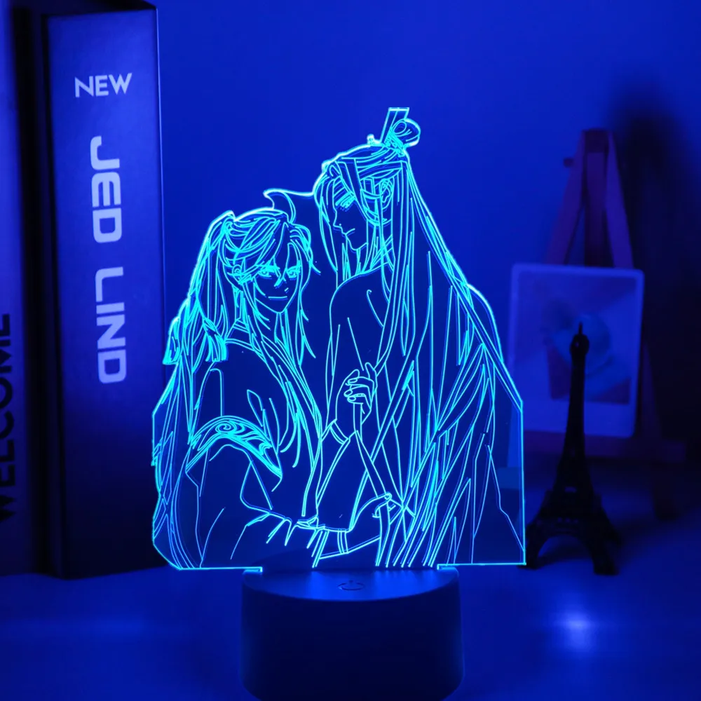 

Acrylic 3d Light BL Mo Dao Zu Shi Lamp for Bed Room Decor Touch Sensor Colorful Led Night Light Lamp Mo Dao Zu Shi Lan Zhan