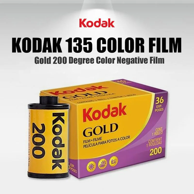 

50 шт. KODAK Gold 200 цветной 35 мм комплект пленок для камеры M35 / M38