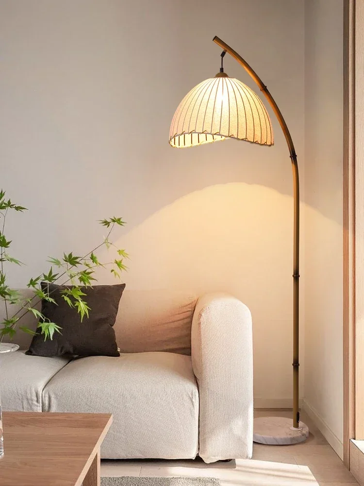 

Silent Style Floor Lamp Retro Zen Living Room Study Bedroom Bedside Lamp