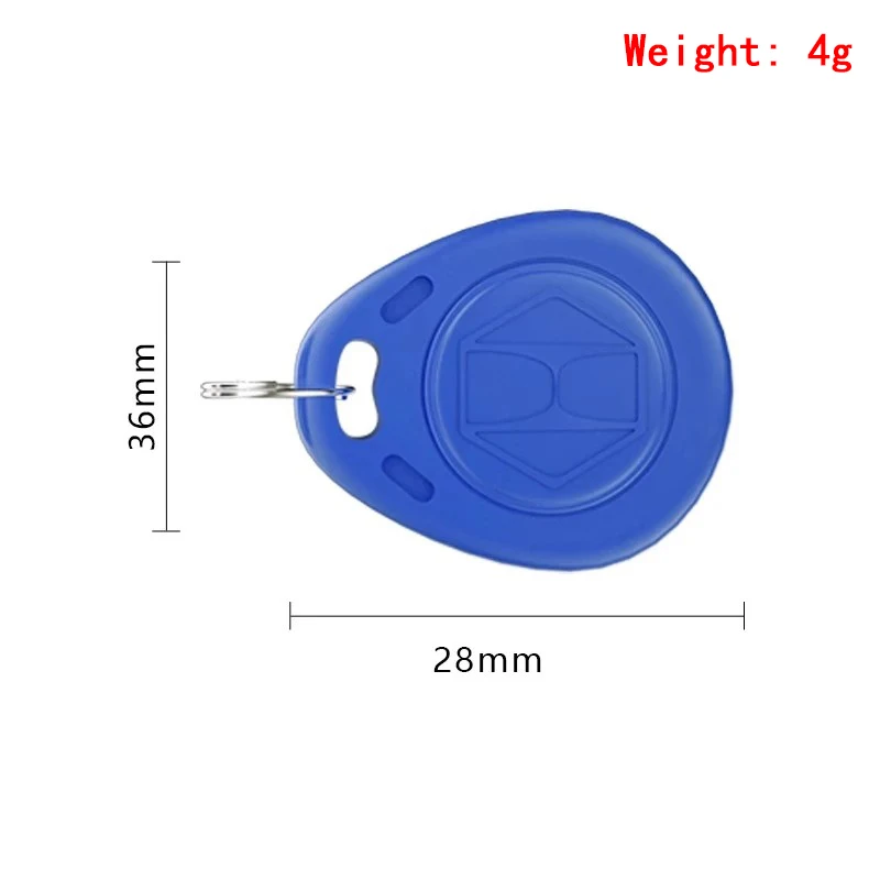 10 шт. EM4100 125 кГц ID брелок RFID-метки llaveros llavero Porta Chave карта наклейка жетон кольцо