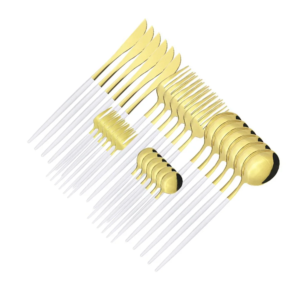 

Набор столовых приборов из нержавеющей стали, 30 шт.