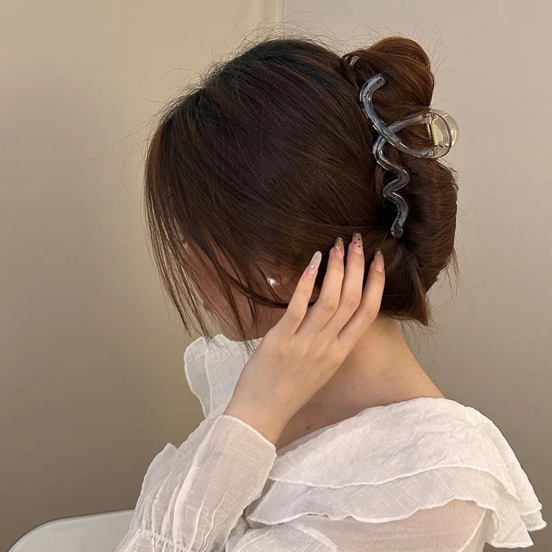 Аксессуары для волос заколки и зажимы женщин девушек большой толстый Акулий