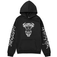 ghostemane mercury retrograde image hoodie mens womens black hoodies fall and winter long sleeve hooded sweatshirt streetwear