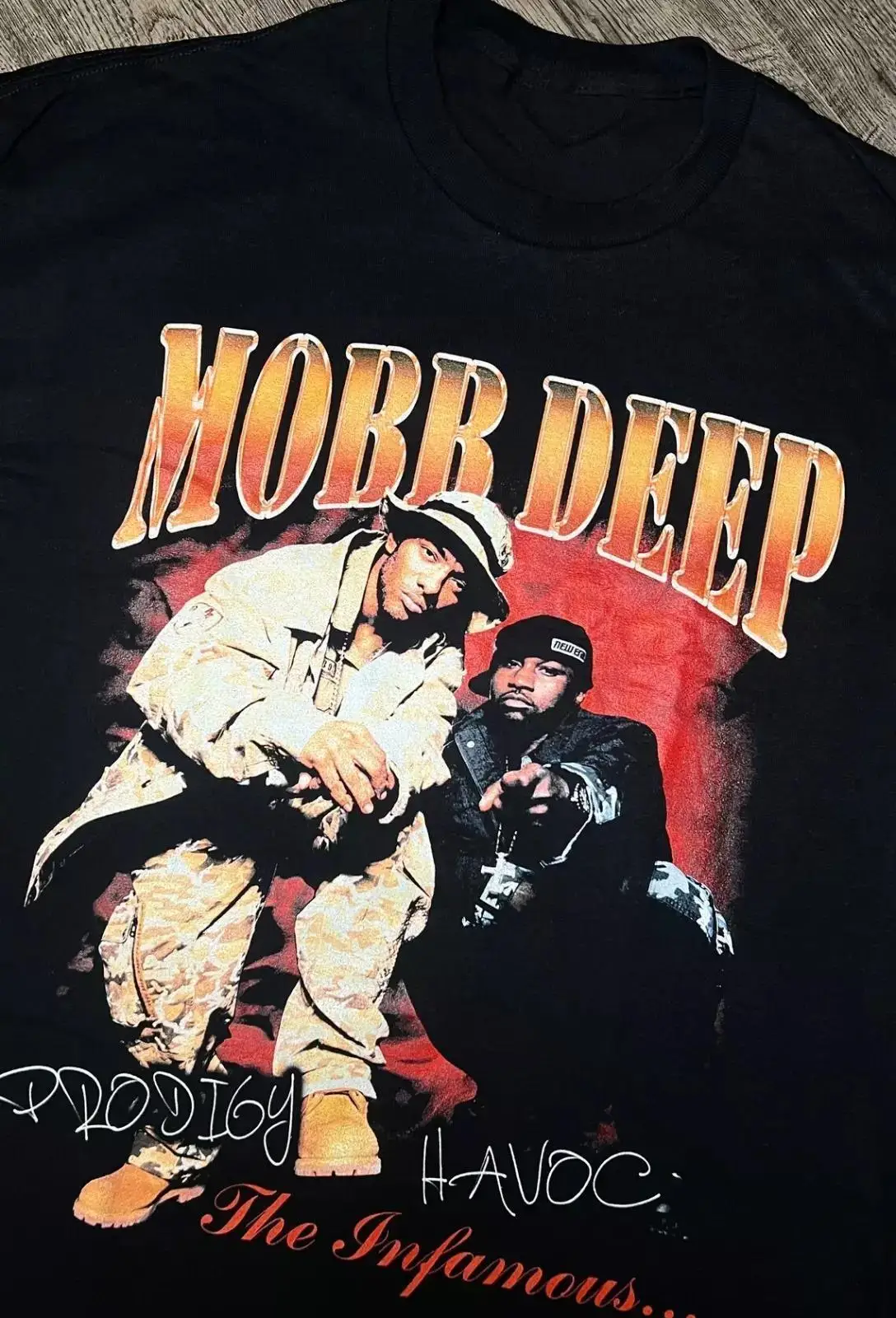 Футболка Mobb для влюбленных с глубокой музыкой черная хлопковая в стиле хип-хоп