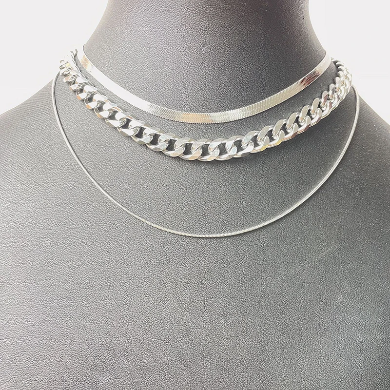 Женский многослойный чокер со змеиным плетением винтажное ожерелье из плотной