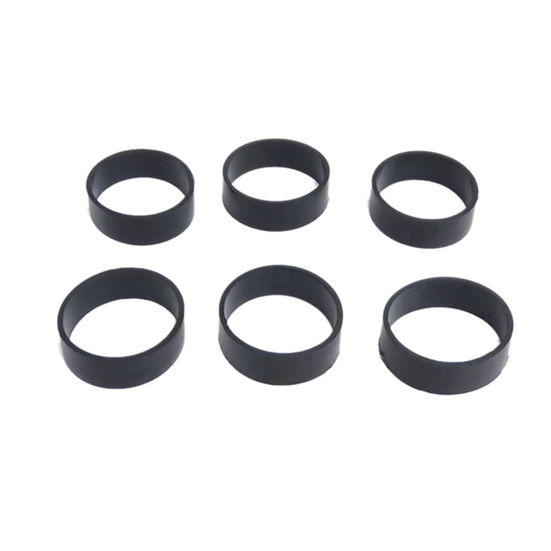 

6Pcs Rubber Fixed Rings For Scuba Diving Webbing Dive Weight Belt Underwater Tank Backplate Strap Backpack Harness