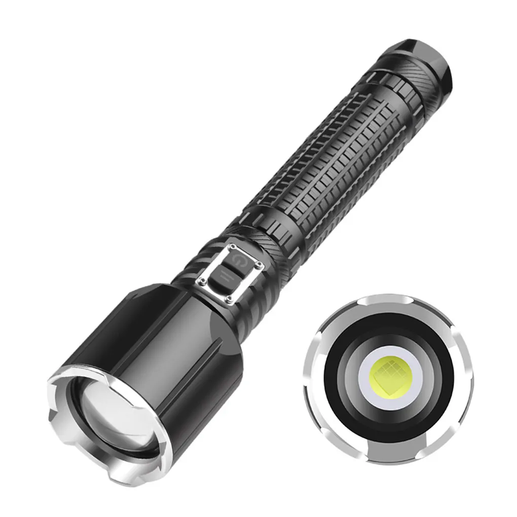 

Flashlight Torch Lights 3 Modes Aluminum Alloy Outdoor Lighting Equipment Tent Lamp Reading Fixtures 18650Battery