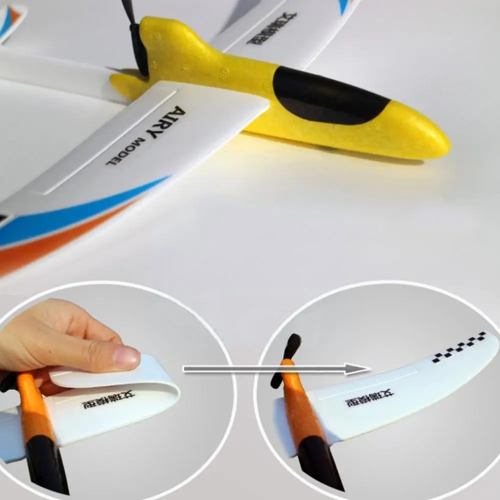

Foam Aircraft Model Epp Charging Capacitor Hand Throwing Model Simulation Airplane Gyro Toys For Children Presents K1c4