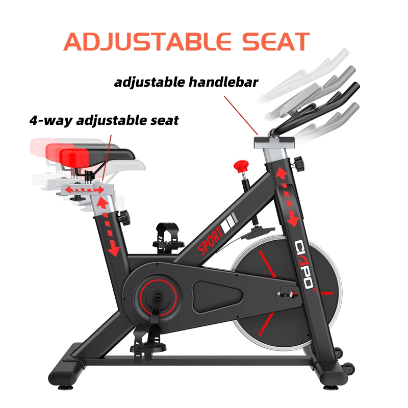 Фото Велотренажер Ciapo Fitness Equipment Body Fit для дома, спин-байк №5