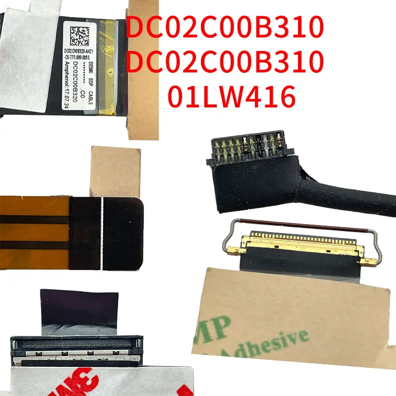 Фото Новый кабель для ноутбуков Lenovo Thinkpad E580 E585 E590 E595 DC02C00B310 01LW416, LED LCD LVDS кабель для экрана. №2