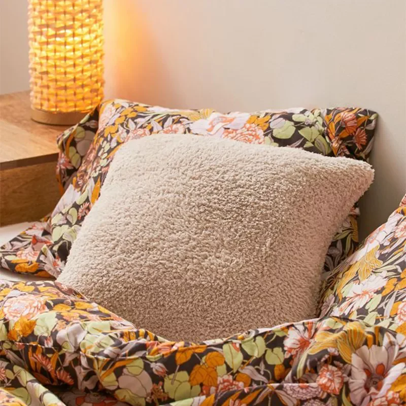 

Plush Cushion Cover Soft Pillow Cover For Sofa Living Room Car Housse De Coussin 45*45 Decorative Pillows Nordic Home Decor