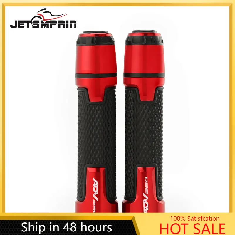 

For Honda ADV 350 ADV350 2021 2022 7/8"22mm CNC Motorcycle Accessories non-slip rubber Handlebar Grips Handle Bar Cap End Plugs