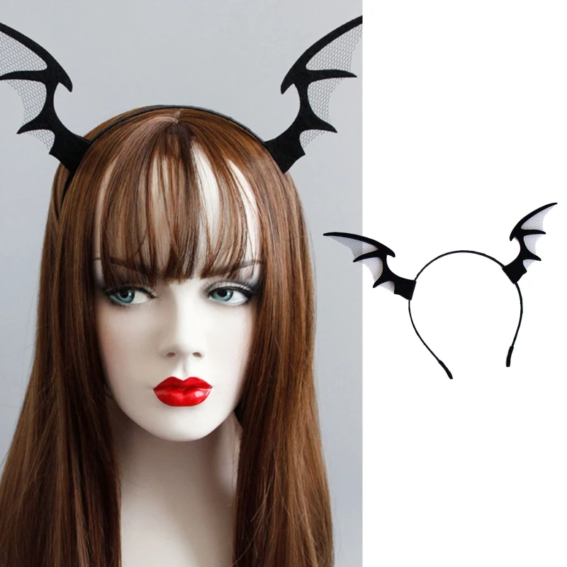 

Mesh Devil Headband Gothic Cosplay Devil Hair band Halloween Hair Hoop Funny Devil Headwear Party Dress Up