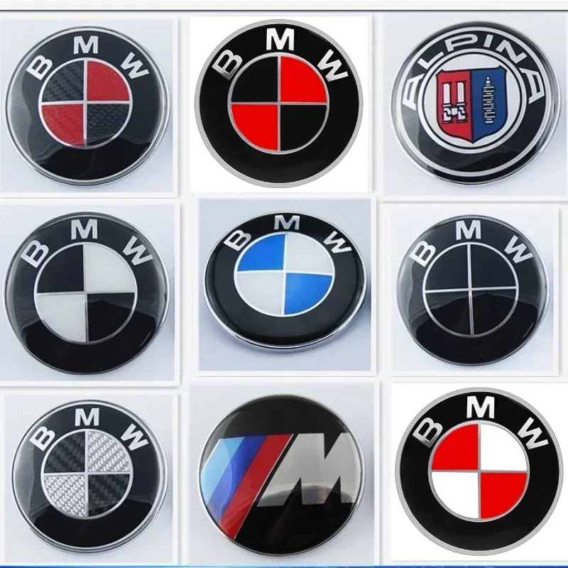 Фото Наклейки на колпаки ступиц (4 шт., 65 мм) для BMW Alpina E89 E90 MF10 F06 F130 F80 X1 X5 M3 E82 F22 F23 F35 - Быстрая доставка №2