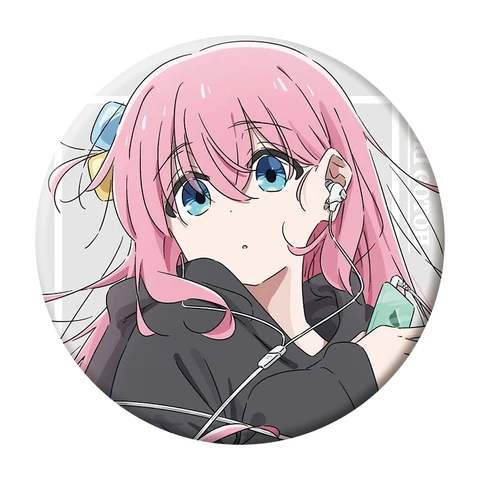 Металлическая брошь Bocchi the Rock