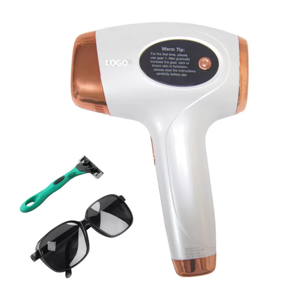

Customized Hair Removal 3 In 1 Portable Skin Rejuvenation Ice-cooling Permanent IPL Hair Removal