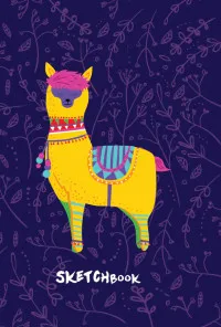 Блокноты художественные. Книга Скетчбук. Лама | Канцтовары для офиса и дома
