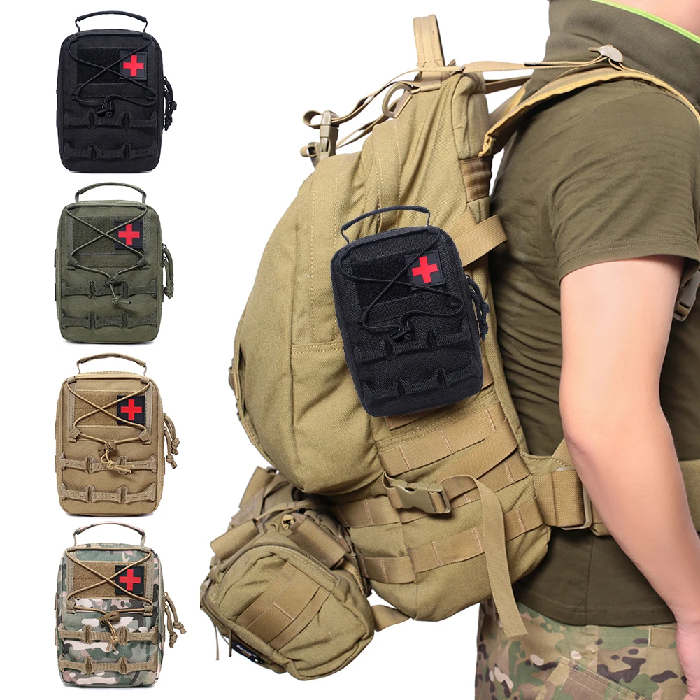 

First Aid Kits Storage Bag Lightweight Empty First Aid Kits Outdoor Pouch Accessories for Camping Running Hunting