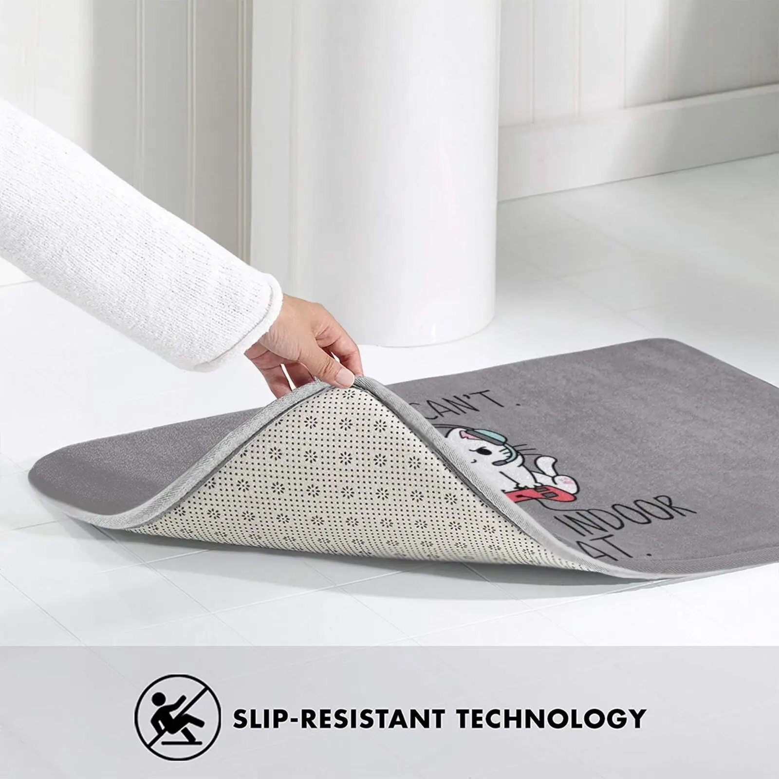 Детский коврик для видеоигр Я An Indoor нескользящий впитывания воды дверной кошек