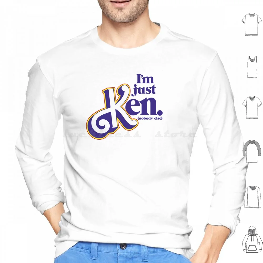 I Just Ken Толстовка из хлопка с длинным рукавом фильм Кен Аллан Грета герпарик