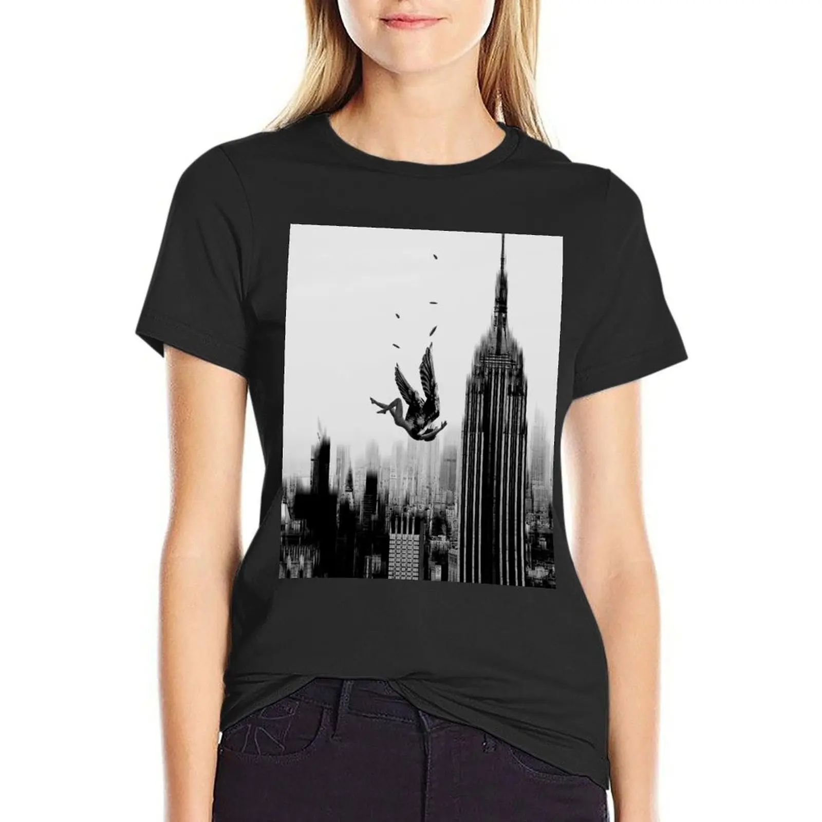 U2 Женская Винтажная футболка с рисунком