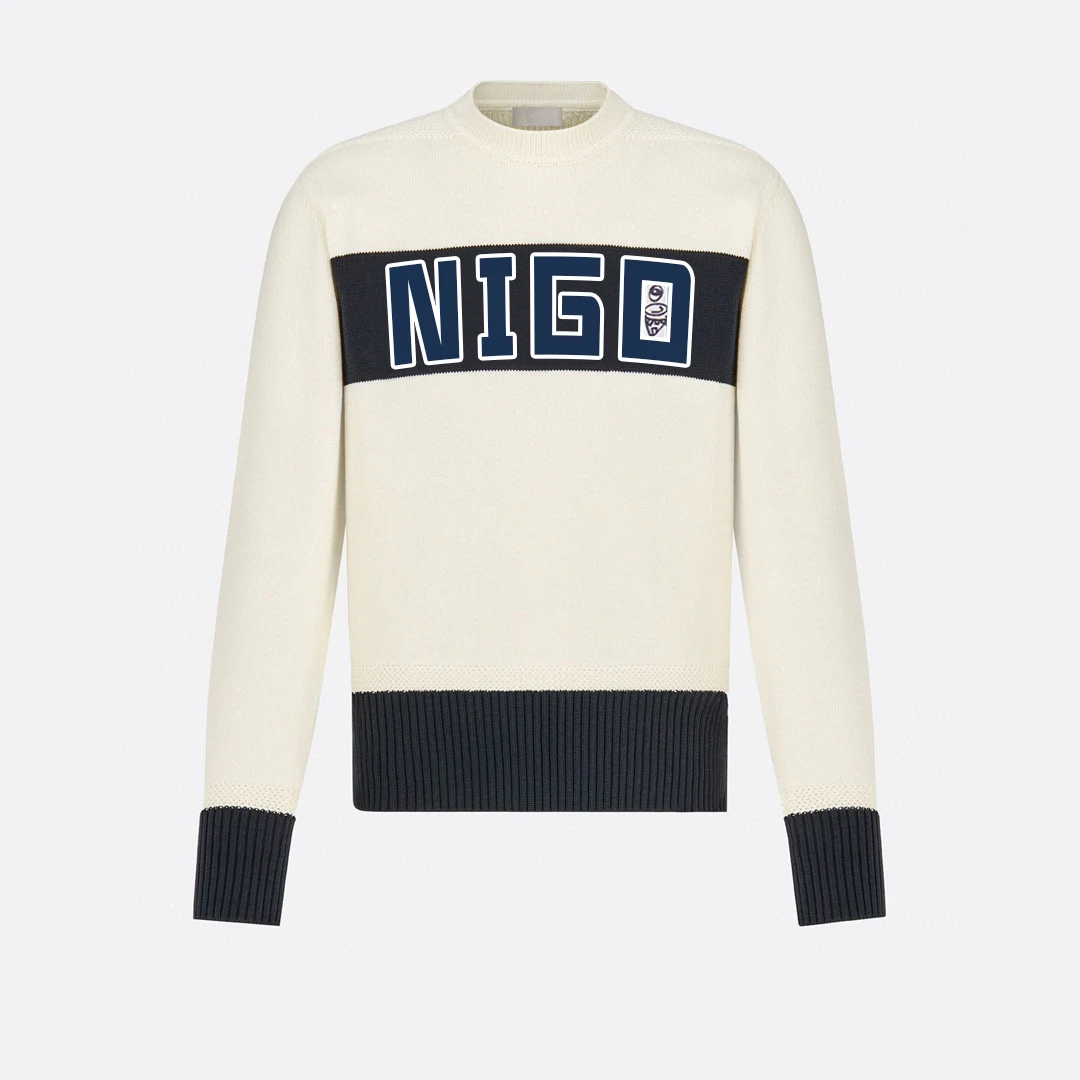

NIGO Colorblock Knitted Sweater #nigo237