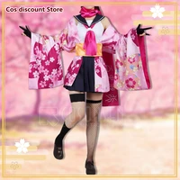 New Game Blue Archive Kuda Izuna Cosplay Costume Fashion Kimono School Uniform Activity Party Role Play Clothing Sizes S-XXXL