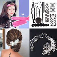 women hair braiding tool hair root fluffy clip braider roller hairpins clips hairpins twist styling tool diy hair accessories