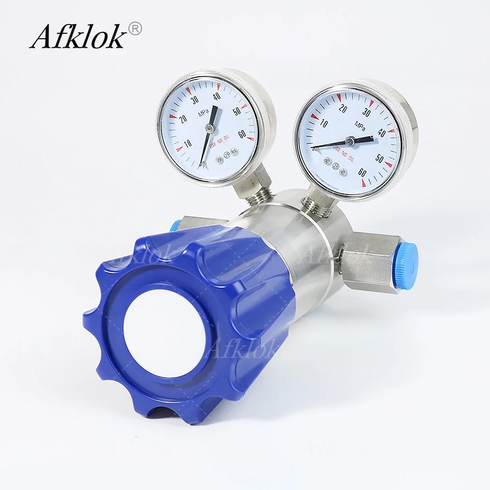 RW42 Редукционные клапаны высокого давления из нержавеющей стали 60 МПа для азота и