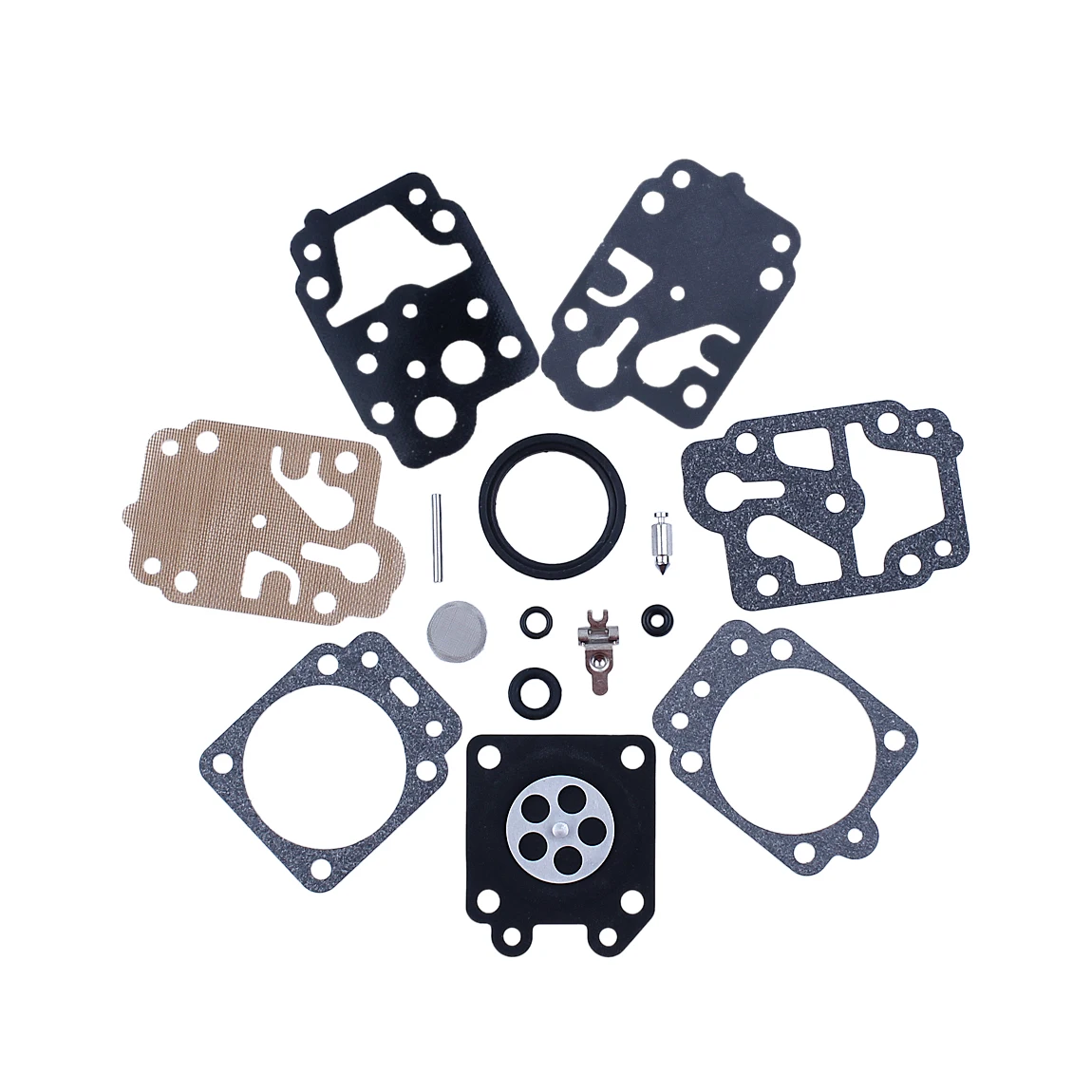 Фото Комплект прокладок для ремонта карбюратора для Honda GX25 GX35 HHB25 HHH25 ECHO SRM260 SRM261 SRM2400 Триммер Замена Walbro K10-WYJ №1