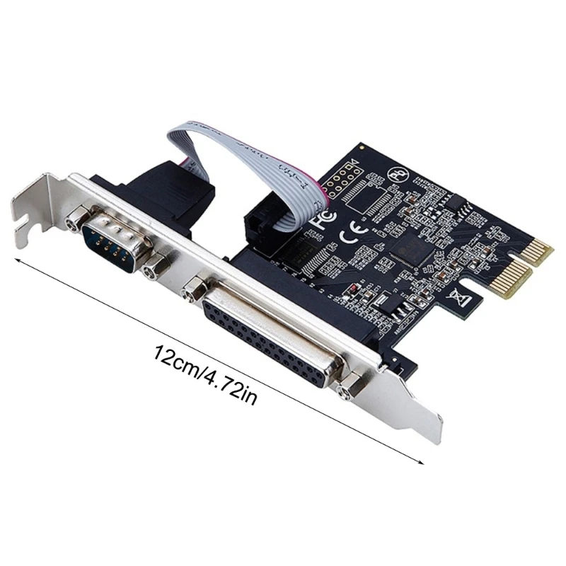 Последовательный порт RS232 COM и принтер DB25 Параллельный LPT в PCI-E PCI Card