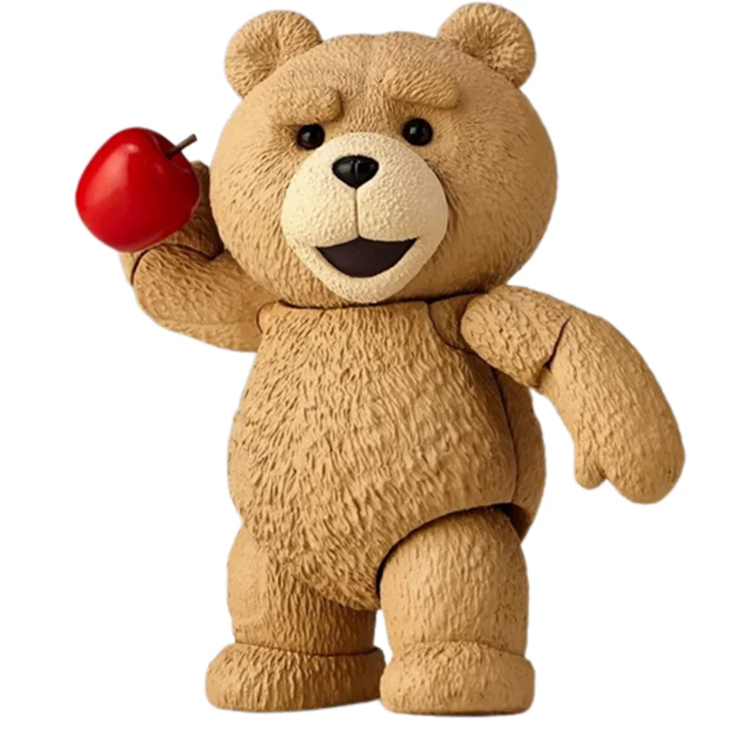 

10cm Movie Ted 2 Teddy Bear Dirty Bear Movable Joints Hand-made Model Doll Ornaments Figure Model Toys
