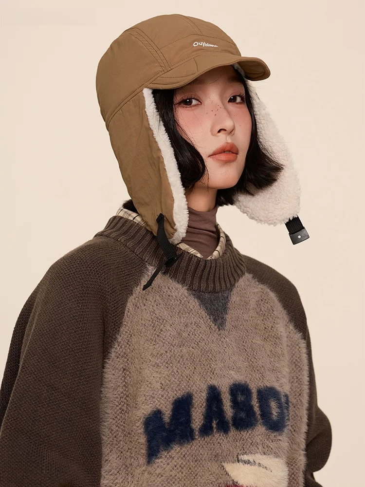 Японская мода в стиле ретро. Сделайте свое лицо. Менший. Холодостойкий теплый