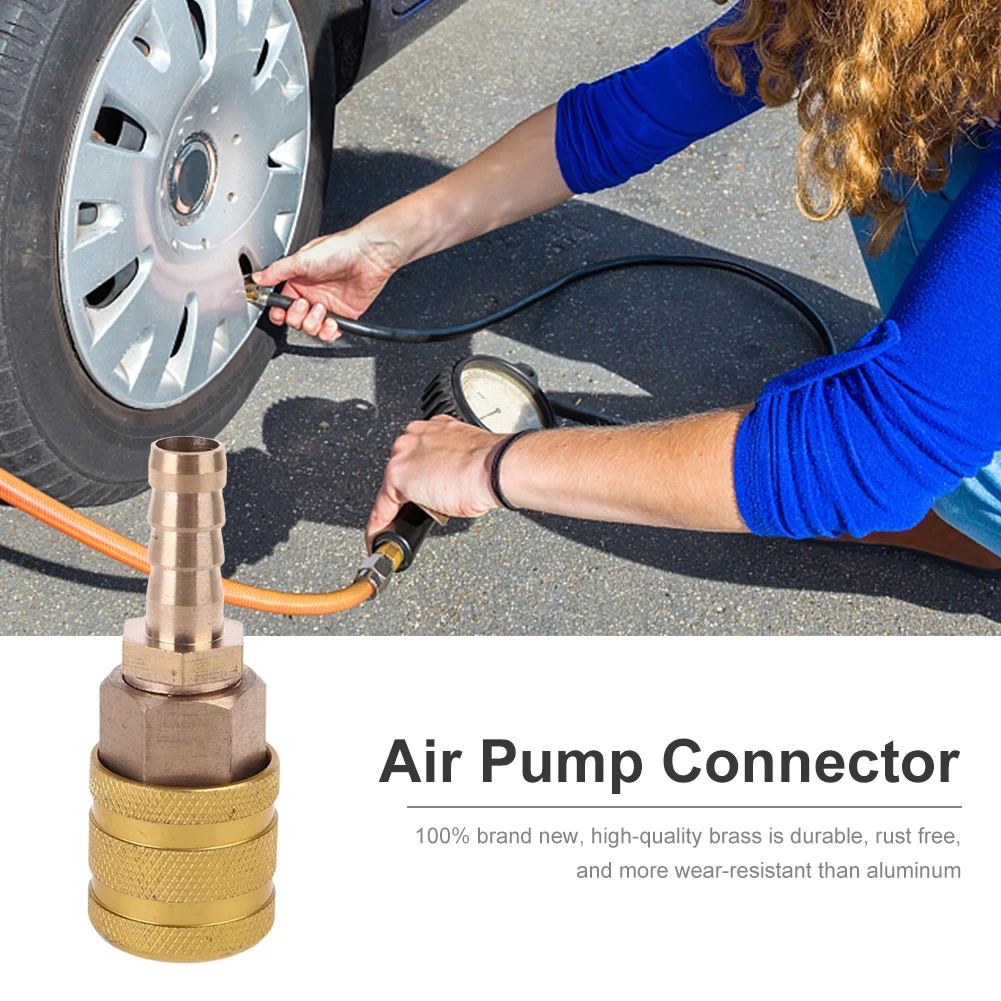 

6,5/8 мм соединитель для накачивания шин быстрое подключение соединитель для шланга воздушного насоса для шин анти-коррозийный износостойки...