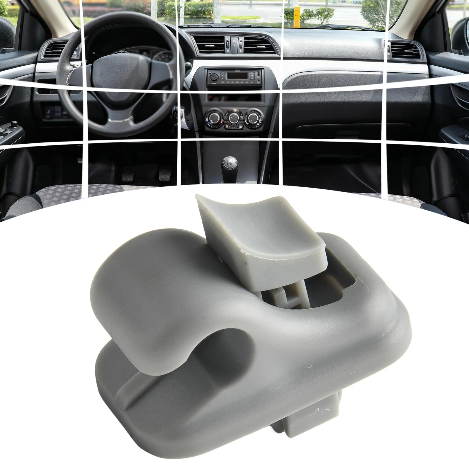 

Автозажим для козырька, пряжка зеркала для косметического зеркала 84851-65D00, для Suzuki, для VITARA, запасные части для SIDEKICK, автомобильные аксессуары