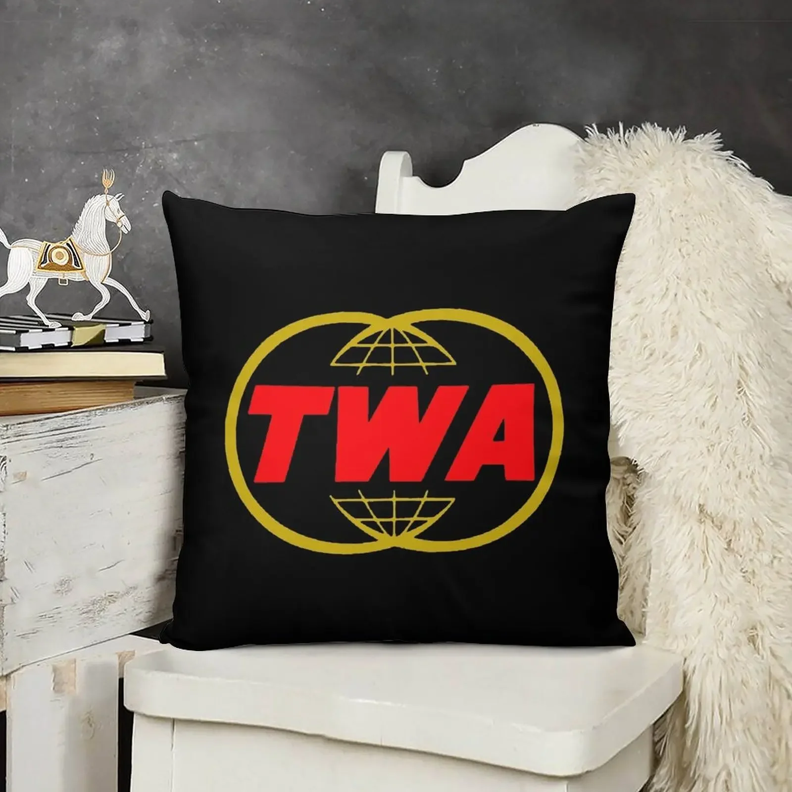 TWA Transworld Airlines USA декоративные наволочки для диванных подушек роскошные подушки