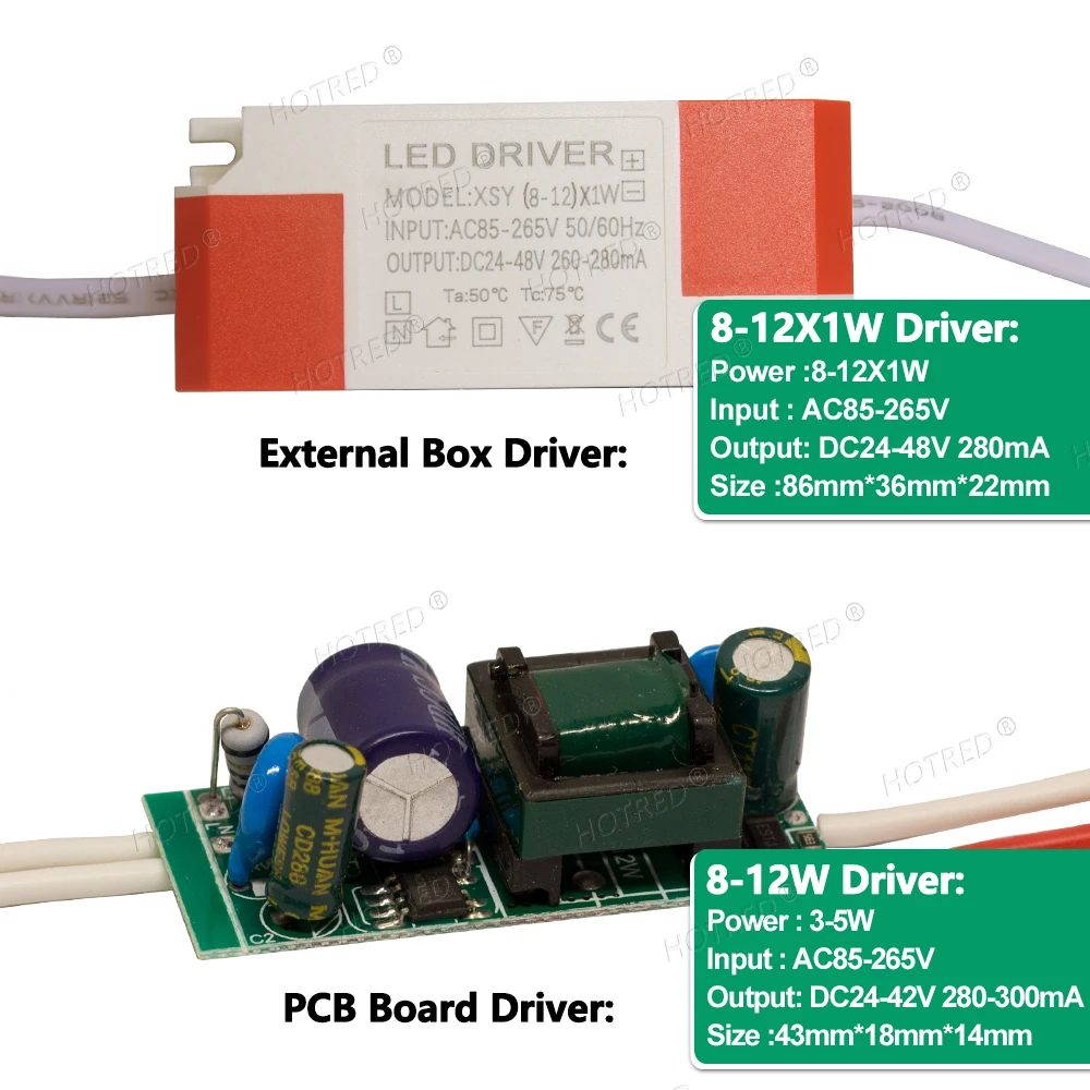 

Трансформатор освещения HotRed 280 мА 1-36 Вт