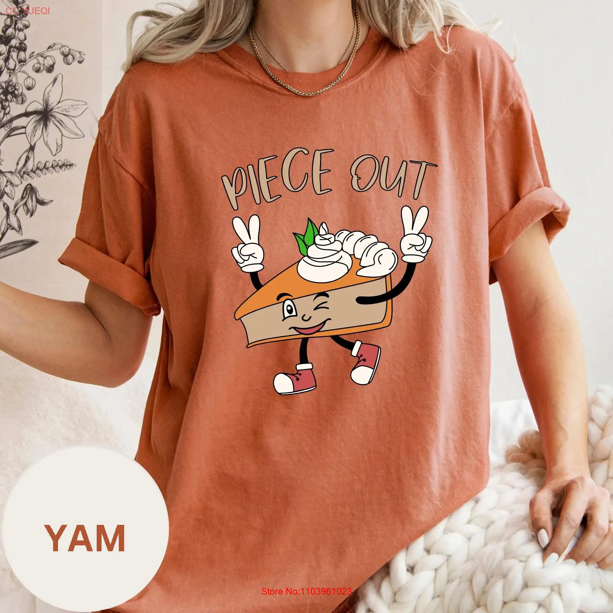 Футболка NoEnName_Null Ретро Тыквенный пирог Хлопок