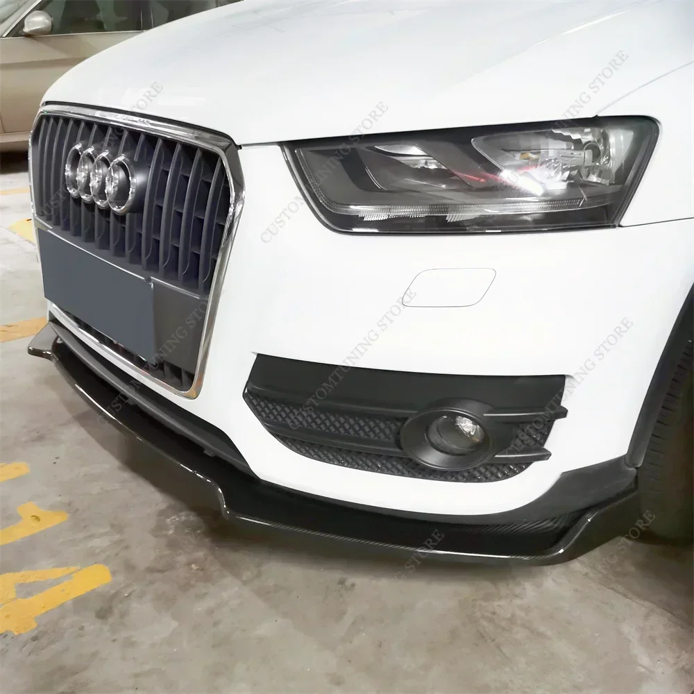 3 шт. автомобильный передний бампер для Audi Q3 MK1 8U спойлер диффузор TFSI TDI SUV 2011-2014