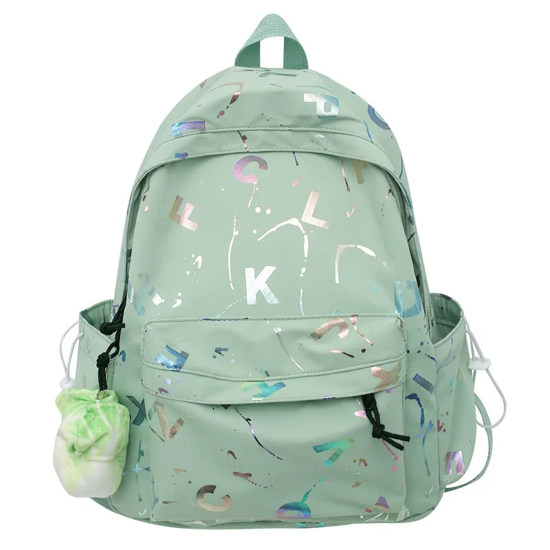 Japanese Style Letter Simple Schoolbags New Girls Boys Cute High-capacity Backpacks Cute Schoolbag for Primary School Students